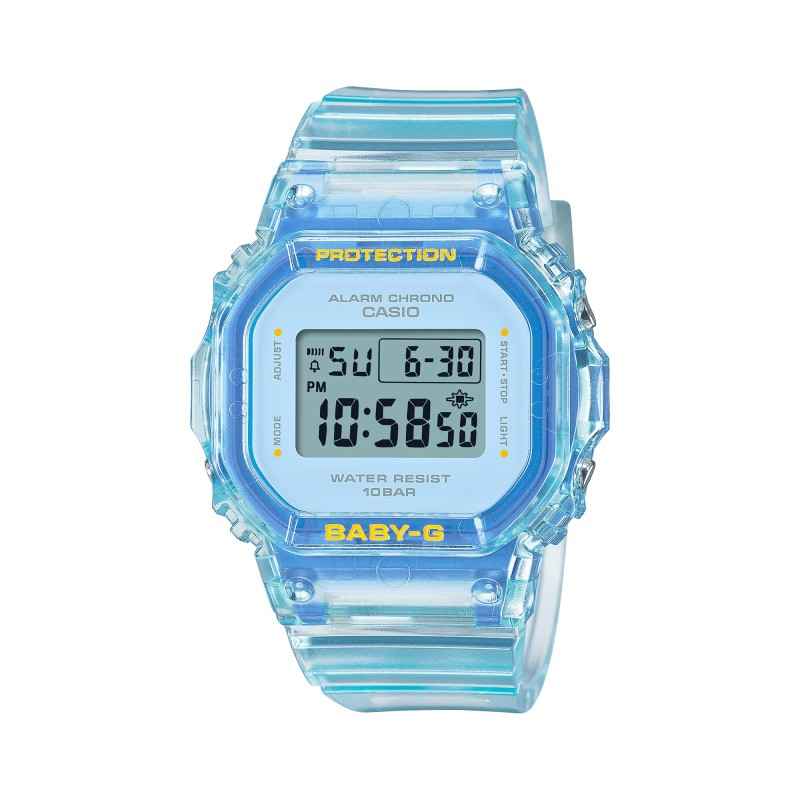 OROLOGIO AZZURRO TRASPARENTE BAMBINO CASIO BABY-G OROLOGIO AZZURRO TRASPARENTE BAMBINO CASIO BABY-G