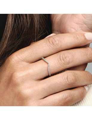 ANELLO DESIDERIO SCINTILLANTE PLACCATO DONNA PANDORA TIMELESS