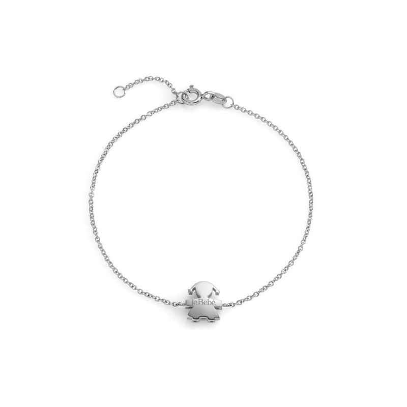BRACCIALE BIMBA ORO BIANCO I TESORINI BIG DONNA LE BEBE' BRACCIALE BIMBA ORO BIANCO I TESORINI BIG DONNA LE BEBE'