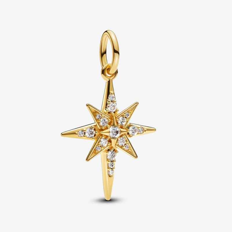 CHARM PENDENTE STELLA POLARE DORATO DONNA PANDORA CHARM PENDENTE STELLA POLARE DORATO DONNA PANDORA