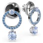 ORECCHINI PENDENTI ATTRACT ROUND BLU DONNA SWAROVSKI ORECCHINI PENDENTI ATTRACT ROUND BLU DONNA SWAROVSKI
