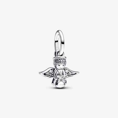 CHARM PENDENTE ANGELO E STELLA DONNA PANDORA MOMENTS 793598C01 PANDORA