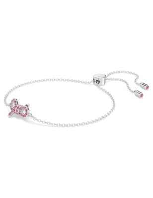 BRACCIALE LIFELONG BOW FIOCCO ROSA DONNA SWAROVSKI 