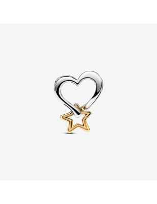 CHARM OPENWORK CUORE E STELLA MY LUCKY STAR DONNA PANDORA  763513C00 PANDORA