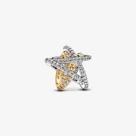 CHARM STELLA INTRECCIATA LUMINOSA DONNA PANDORA  763590C01 PANDORA