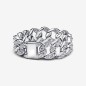 ANELLO CATENA MAGLIA CUBANA PAVE' MIS.48 DONNA PANDORA ANELLO CATENA MAGLIA CUBANA PAVE' MIS.48 DONNA PANDORA