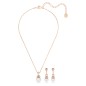 SET ORIGINALLY BIANCO PLACCATO ORO ROSA SWAROVSKI SET ORIGINALLY BIANCO PLACCATO ORO ROSA SWAROVSKI