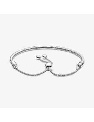 BRACCIALE ARGENTO CHIUSURA SCORREVOLE PANDORA