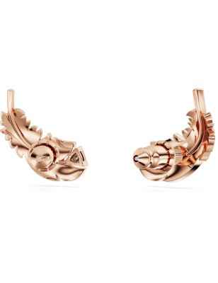 ORECCHINI A LOBO PIUMA BIANCA DONNA SWAROVSKI IDYLLIA 5663490 SWAROVSKI