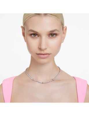 COLLANA MATRIX TENNIS BIANCA E ROSA DONNA SWAROVSKI  5666165 SWAROVSKI
