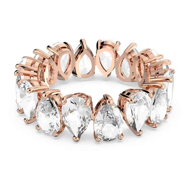 ANELLO VITTORE PLACCATO ORO ROSA MIS.55 DONNA SWAROVSKI ANELLO VITTORE PLACCATO ORO ROSA MIS.55 DONNA SWAROVSKI