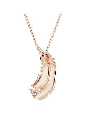 COLLANA PENDENTE PIUMA DONNA NICE SWAROVSKI 5663483 SWAROVSKI