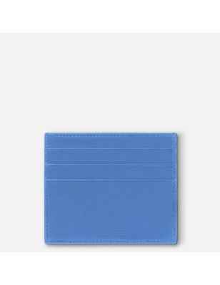 PORTA CARTE DI CREDITO DUSTY BLUE UOMO-DONNA MONTBLANC MEISTERSTUCK 198326 MONTBLANC
