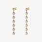 ORECCHINI LUNGHI CON CRISTALLI BIANCHI DONNA BROSWAY SYMPHONIA