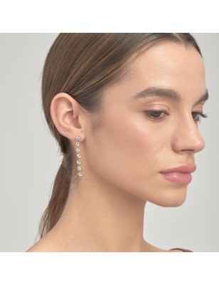 ORECCHINI LUNGHI CON CRISTALLI BIANCHI DONNA BROSWAY SYMPHONIA BYM147 BROSWAY
