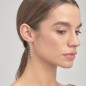 ORECCHINI LUNGHI CON CRISTALLI BIANCHI DONNA BROSWAY SYMPHONIA