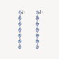 ORECCHINI LUNGHI CON CRISTALLI AZZURRI DONNA BROSWAY SYMPHONIA