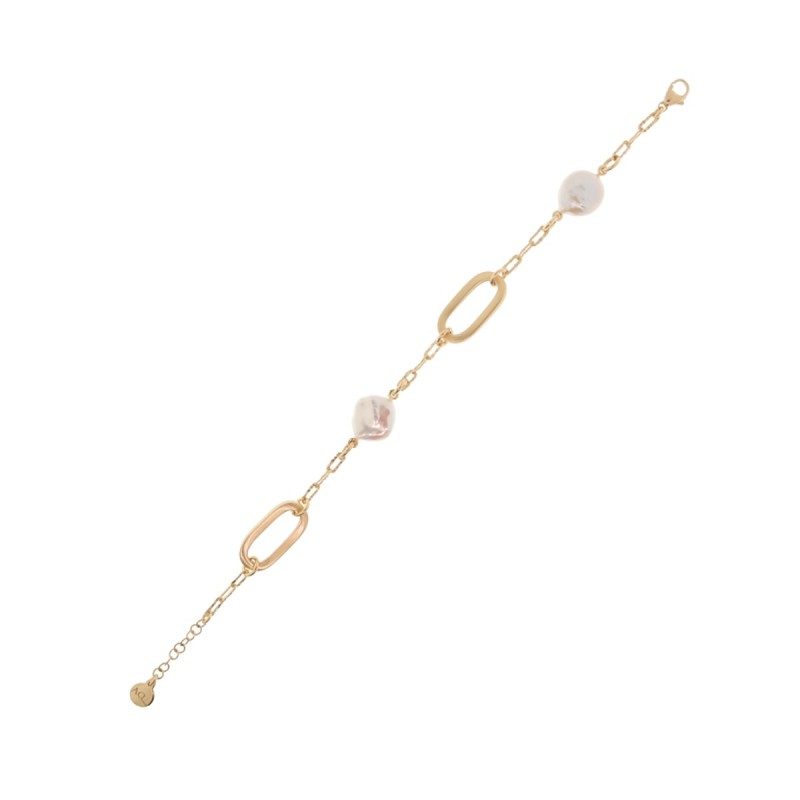 BRACCIALE CON 2 PERLE BAROCCHE PERLE CHIC DONNA AQUAFORTE 