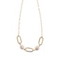 COLLANA PERLE BAROCCHE ELEMENTI OVALI PERLE CHIC DONNA AQUAFORTE COLLANA PERLE BAROCCHE ELEMENTI OVALI PERLE CHIC DONNA AQUAFORTE