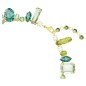 COLLANA GEMA TAGLIO MISTO VERDE DONNA SWAROVSKI COLLANA GEMA TAGLIO MISTO VERDE DONNA SWAROVSKI