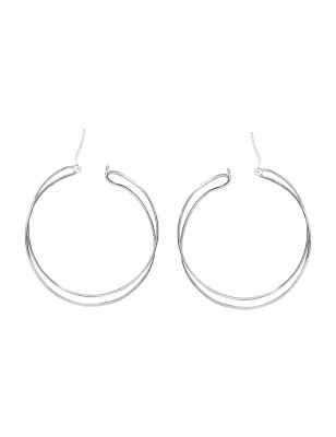 ORECCHINI CERCHIO DOPPIO ACCIAIO LIGHTLINE DONNA BREIL  TJ3675 BREIL
