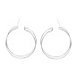 ORECCHINI CERCHIO DOPPIO ACCIAIO LIGHTLINE DONNA BREIL 