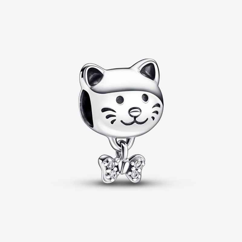 CHARM GATTINO CON FIOCCO DONNA PANDORA MOMENTS CHARM GATTINO CON FIOCCO DONNA PANDORA MOMENTS
