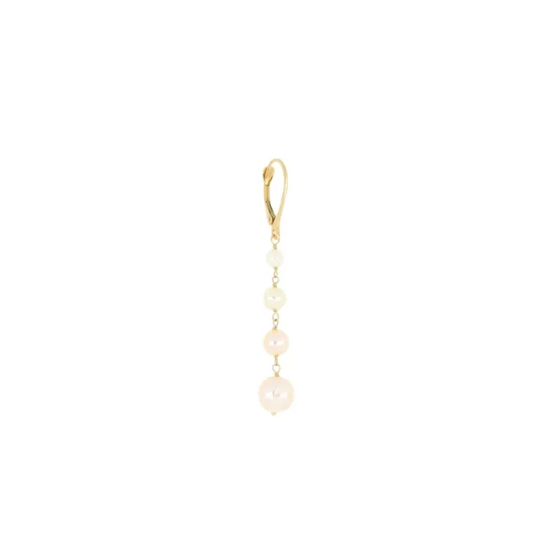 MONORECCHINO 18KT PERLE ONDA BIANCA DONNA MAMAN ET SOPHIE AURUM MONORECCHINO 18KT PERLE ONDA BIANCA DONNA MAMAN ET SOPHIE AURUM