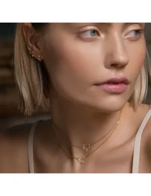 ORECCHINI LOBO CUORE LOGO DONNA MAMAN ET SOPHIE 