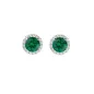 ORECCHINI DIAMOND ZIRCONE TONDO VERDE DONNA AMEN ORECCHINI DIAMOND ZIRCONE TONDO VERDE DONNA AMEN