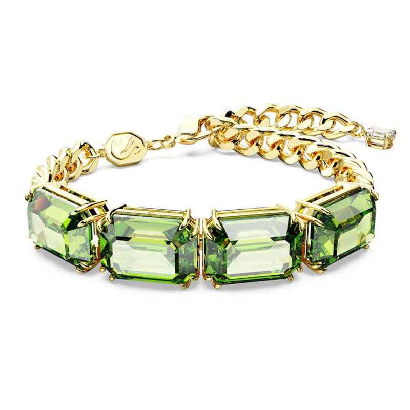 BRACCIALE MILLENIA TAGLIO OTTAGONALE VERDE SWAROVSKI BRACCIALE MILLENIA TAGLIO OTTAGONALE VERDE SWAROVSKI