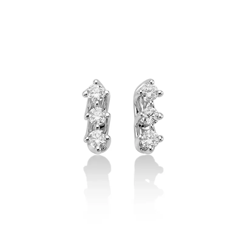 ORECCHINI TRILOGY DIAMANTI A VALENTINO ORO BIANCO DONNA MILUNA ORECCHINI TRILOGY DIAMANTI A VALENTINO ORO BIANCO DONNA MILUNA