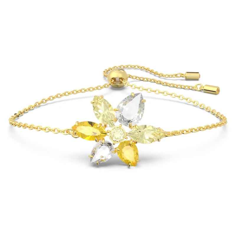 BRACCIALE GEMA FIORE GIALLO DONNA SWAROVSKI BRACCIALE GEMA FIORE GIALLO DONNA SWAROVSKI