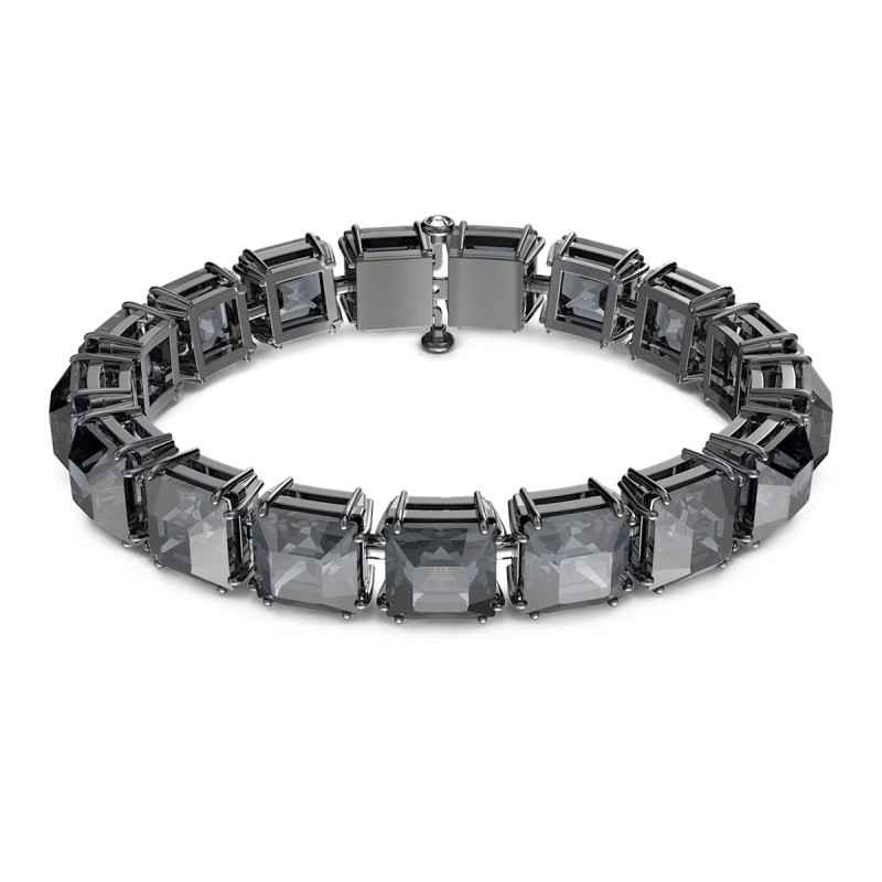 BRACCIALE SQUADRATO GRIGIO SWAROVSKI MILLENIA BRACCIALE SQUADRATO GRIGIO SWAROVSKI MILLENIA