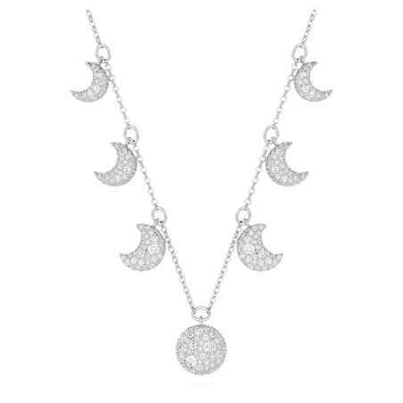 COLLANA GIROCOLLO LUNA BIANCO DONNA SWAROVSKI 