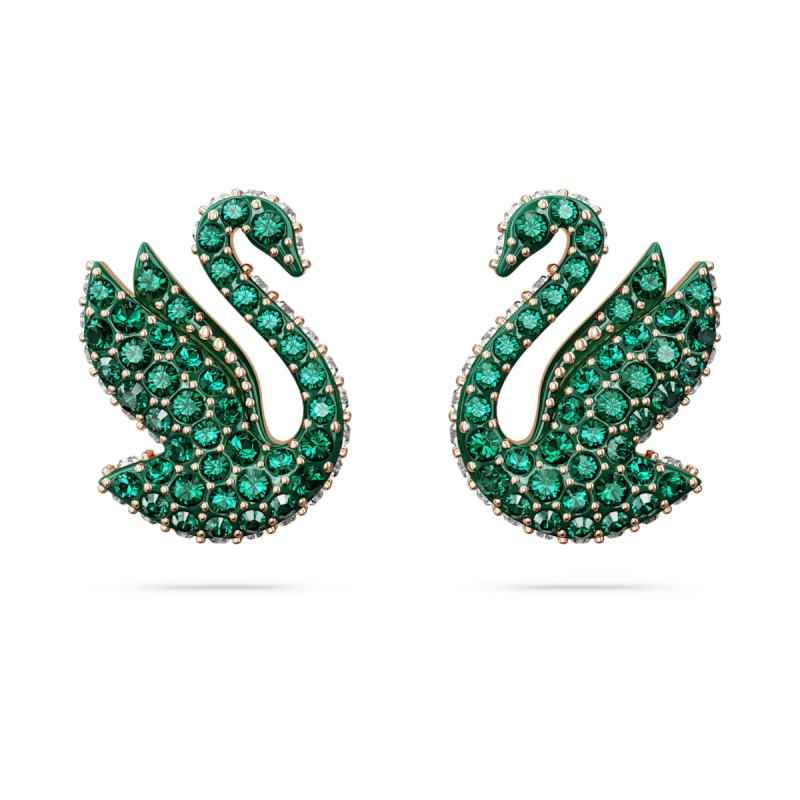 ORECCHINI LOBO ICONIC SWAN VERDE DONNA SWAROVSKI ORECCHINI LOBO ICONIC SWAN VERDE DONNA SWAROVSKI