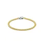 BRACCIALE A MAGLIE PLACCATO ORO DONNA TI SENTO BRACCIALE A MAGLIE PLACCATO ORO DONNA TI SENTO