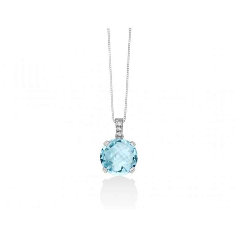 COLLANA ORO TOPAZIO DONNA MILUNA LE GEMME COLLANA ORO TOPAZIO DONNA MILUNA LE GEMME