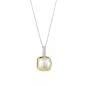COLLANA PENDENTE CUSCINO MADREPERLA DONNA TI SENTO COLLANA PENDENTE CUSCINO MADREPERLA DONNA TI SENTO