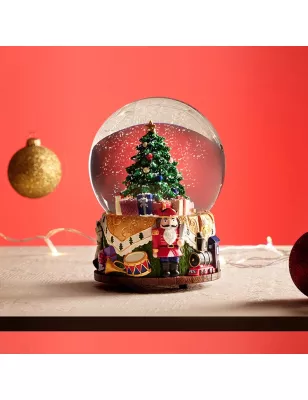 DECORAZIONE BOULE DE NEIGE ALBERO DI NATALE DONNA OTTAVIANI 