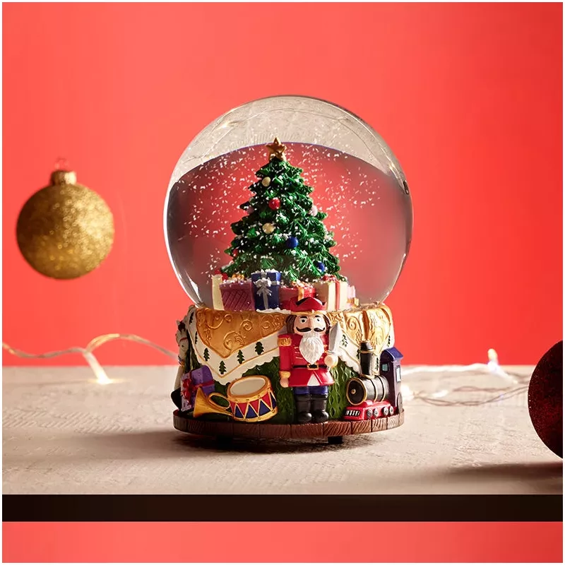 DECORAZIONE BOULE DE NEIGE ALBERO DI NATALE DONNA OTTAVIANI DECORAZIONE BOULE DE NEIGE ALBERO DI NATALE DONNA OTTAVIANI