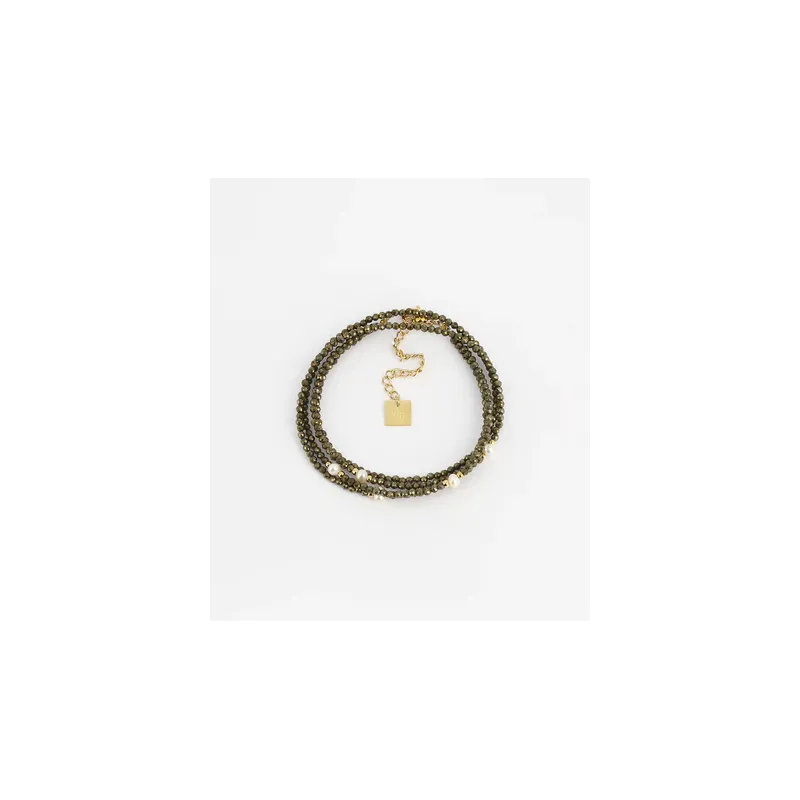 BRACCIALE LA NATURA CON PIETRE DI PIRITE DONNA ZAG BRACCIALE LA NATURA CON PIETRE DI PIRITE DONNA ZAG