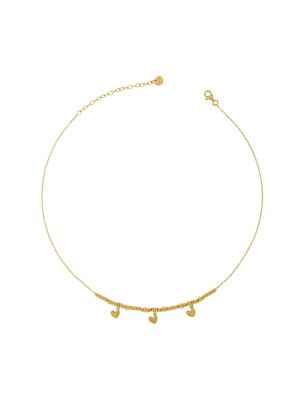 GIROCOLLO MICRO ANELLI CON 3 CUORI RUE DES MILLE GR-003 CUO AU RUE DES MILLE