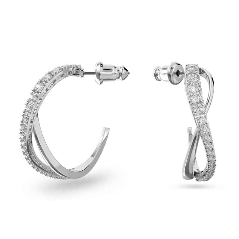 ORECCHINI CERCHIO DONNA SWAROVSKI TWIST ORECCHINI CERCHIO DONNA SWAROVSKI TWIST