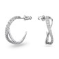 ORECCHINI CERCHIO DONNA SWAROVSKI TWIST ORECCHINI CERCHIO DONNA SWAROVSKI TWIST
