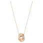 COLLANA PENDENTE FURTHER PAVÉ CERCHI INTRECCIATI DONNA SWAROVSKI 