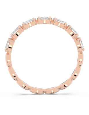 ANELLO DONNA COLOR ORO ROSA SWAROVSKI VITTORE 5366573 SWAROVSKI