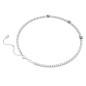 COLLANA MATRIX TENNIS BIANCA E BLU DONNA SWAROVSKI COLLANA MATRIX TENNIS BIANCA E BLU DONNA SWAROVSKI