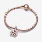 CHARM PENDENTE CUORE INFINITO MAMMA SEI PERFETTA DONNA PANDORA 