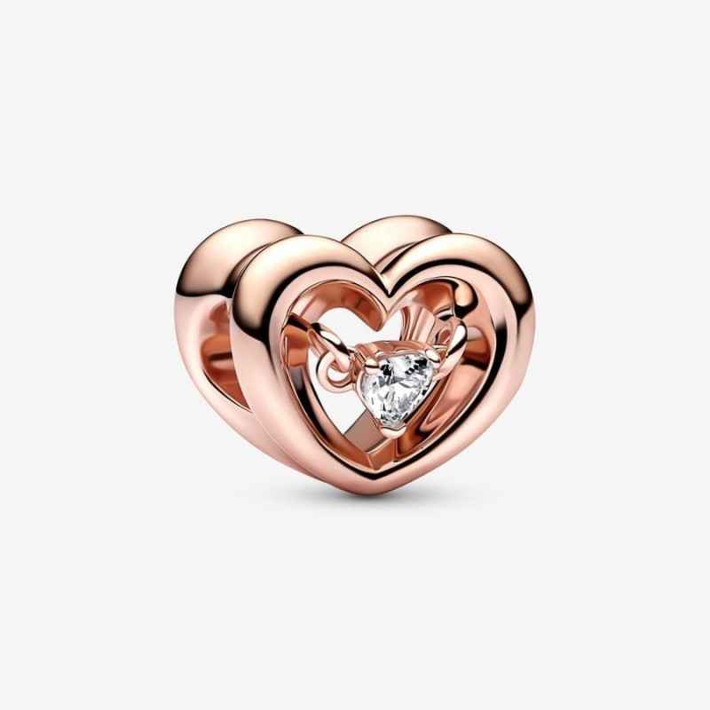 CHARM CUORE SPLENDENTE PIETRA DONNA PANDORA 